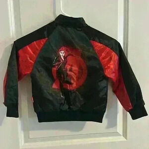 Girls 4/5 reversible Marvel Black Widow fall/light jacket